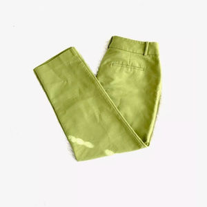 Ann Taylor Lime Green Ankle Pants